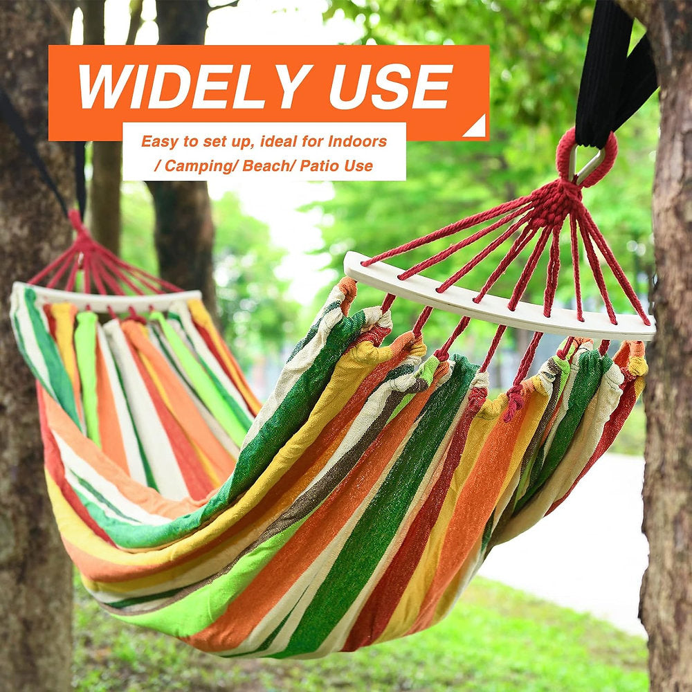 Hamac de camping cu grindă de echilibru, 200x150cm, 300kg