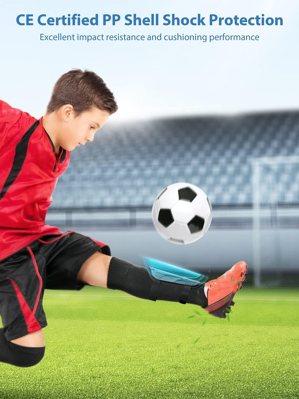 Aparatori fotbal tibie, copii, XS-S, 6-12ani