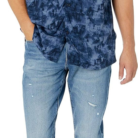 Cămășă hawaiiană cu mânecă scurtă pentru bărbați Goodthreads, S