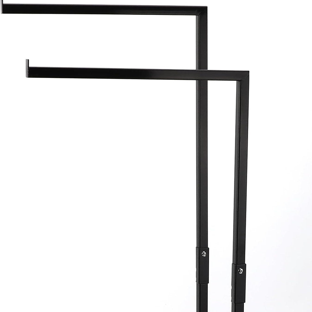 Suport prosoape pe stand, 81cm, negru