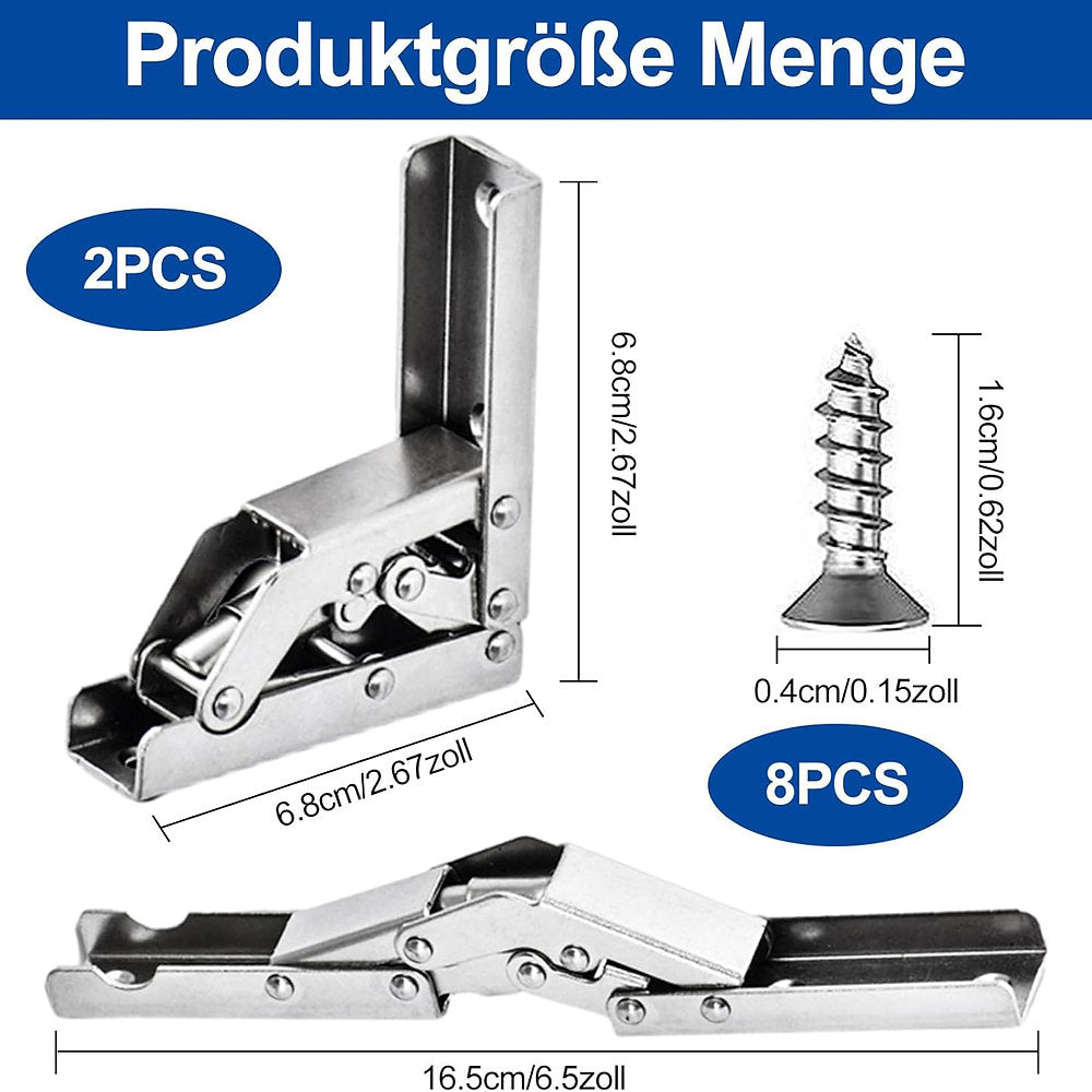 Balamale usa dulap masa cu amortizor si suruburi, 90°, 68x68mm, set de 2