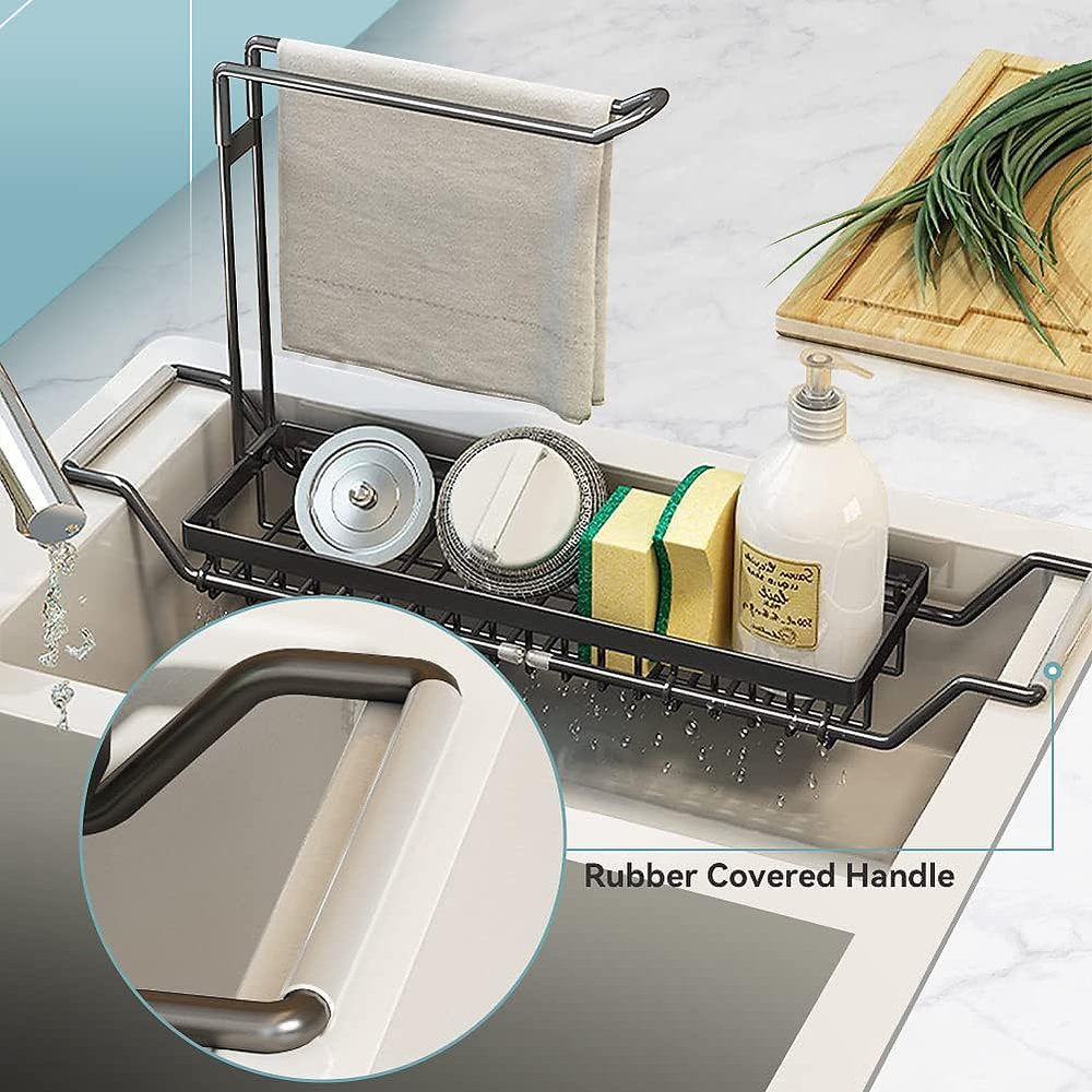 Uscator pe chiuveta, adjustabil 42.5 - 54cm, inox