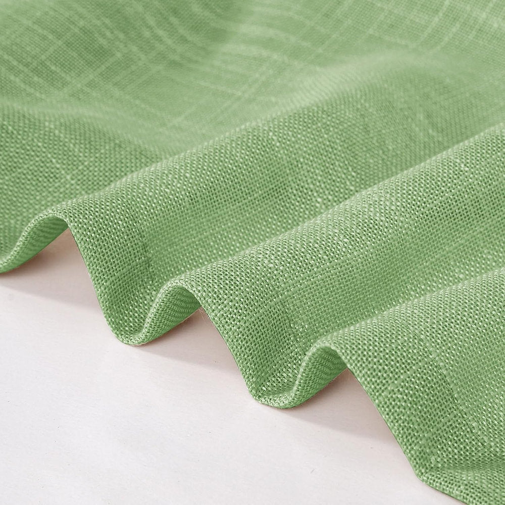 Perdele LZE Home cu ochiuri semitransparentă, 145 x 140cm, verde