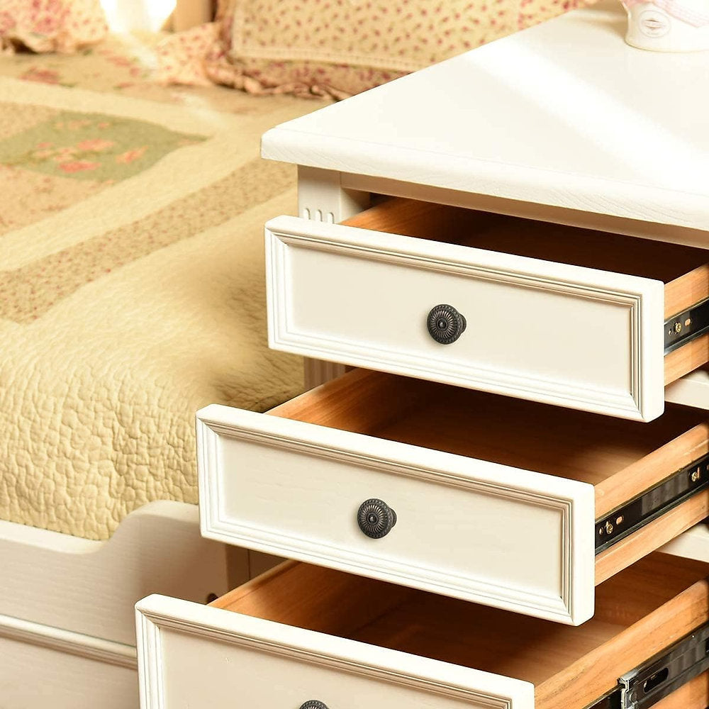 Pachet de 12 butoni din bronz vintage ușă dulap, sertar