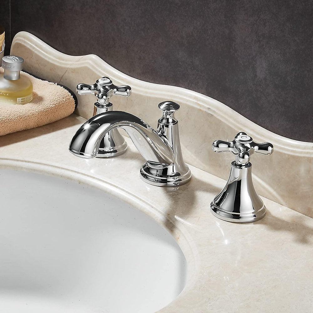 Baterie Kelelife, Robinet 3 piese cromat, alama