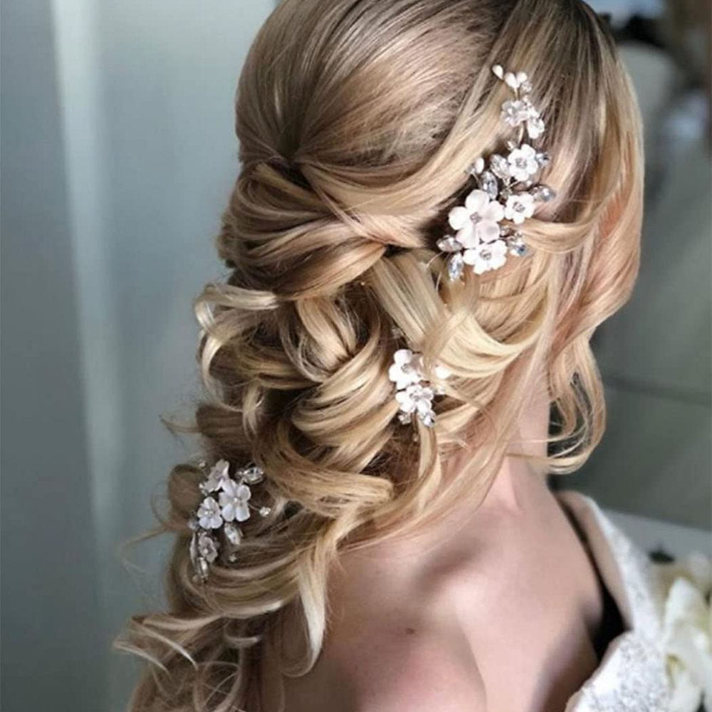 Accesorii par mirese ace, diferite modele, flori, perle