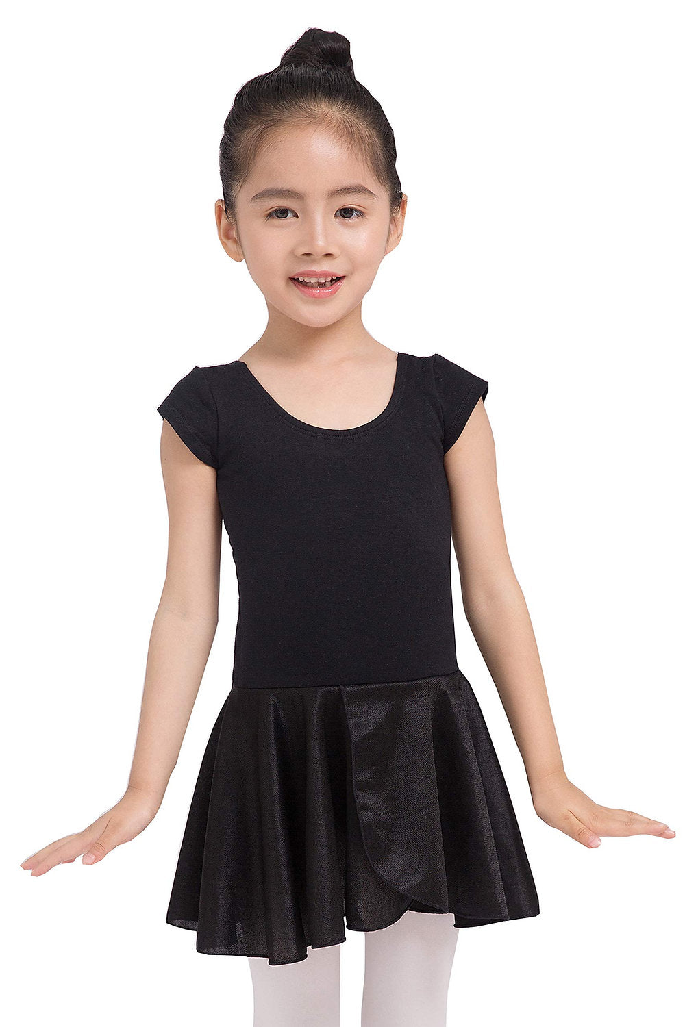 Rochie de balet cu fusta,Dancina, bumbac si Lycra, elastic, 92-98cm1.5-3ani