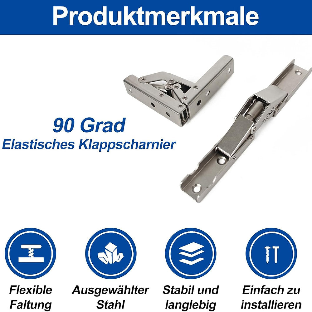 Balamale usa dulap masa cu amortizor si suruburi, 90°, 68x68mm, set de 2