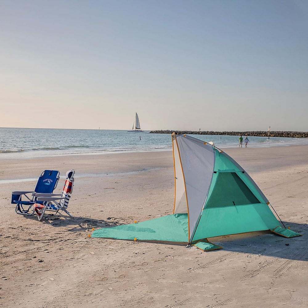 Cort plaja semi-deschis, Wolfwise, UPF 50+, 2-3persoane