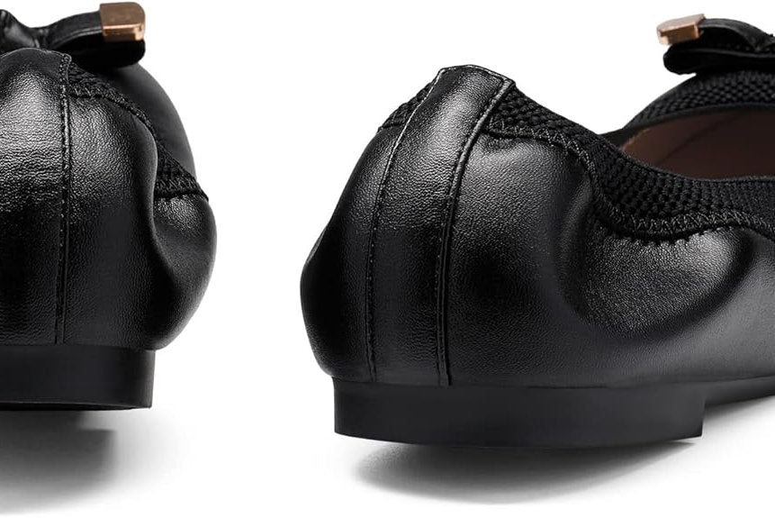 Balerini dama, DREAM PAIRS, pantofi plati clasici cu fundite, 38