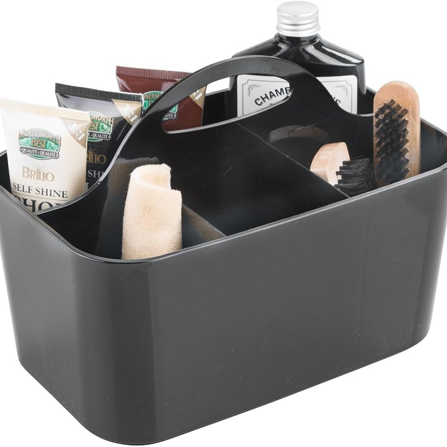 Organizator portabil, mDesign cu 4 compartimente, 15x25cm