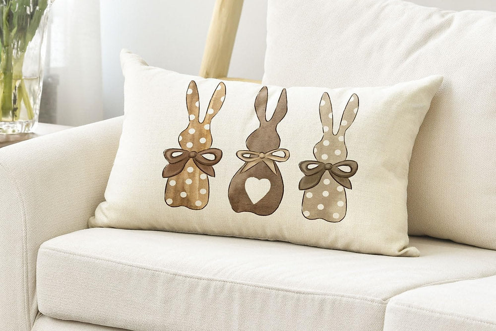 Fata de perna paste, Artoid, Three Bunnies, 30 x 50cm