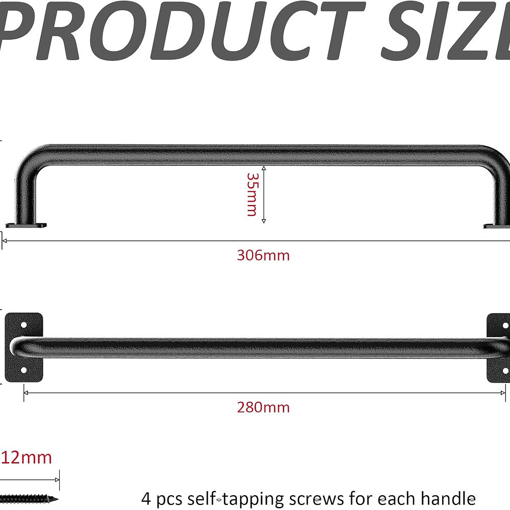 Maner usa glisanta, Skysen, suport prosop, 30cm