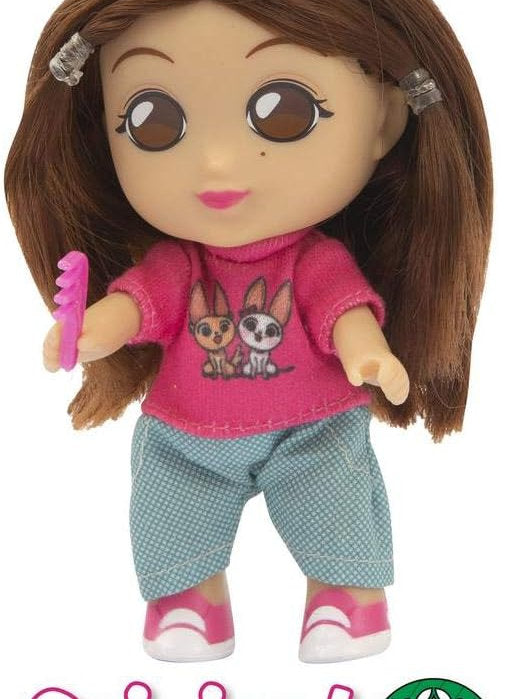 Jucarie Papusa pe scuter, Giochi Preziosi, 12cm, 3+