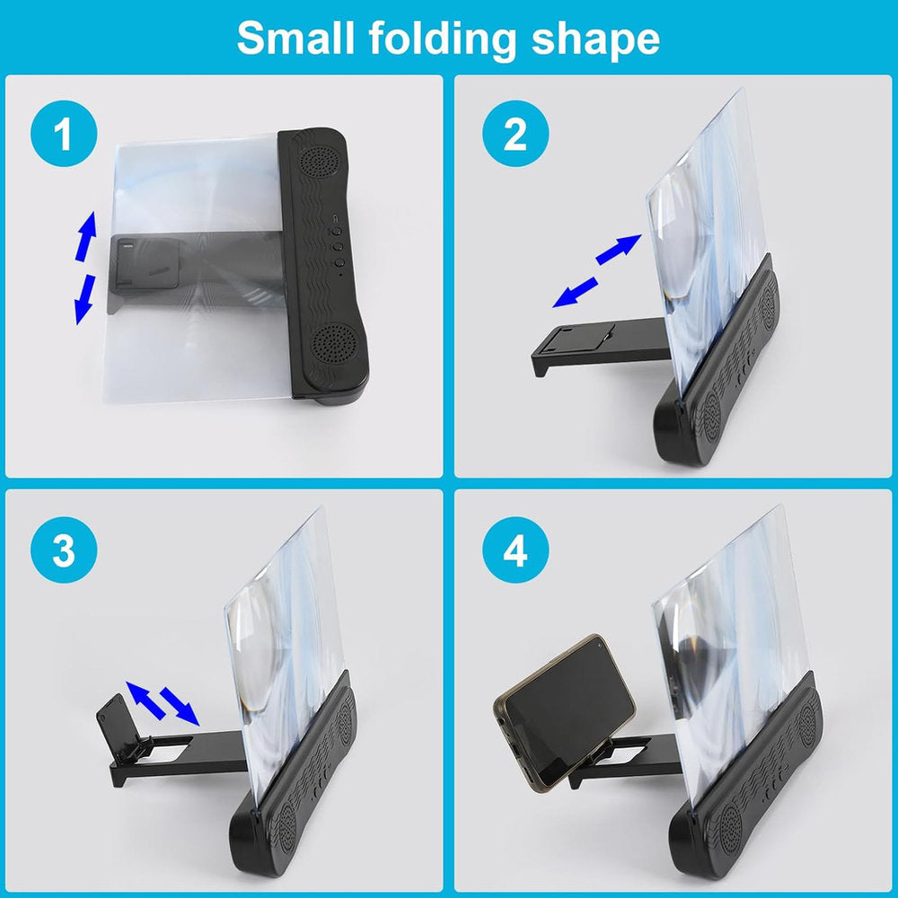 Amplificator ecran telefon, nintendo, difuzor, blutooth, 12"
