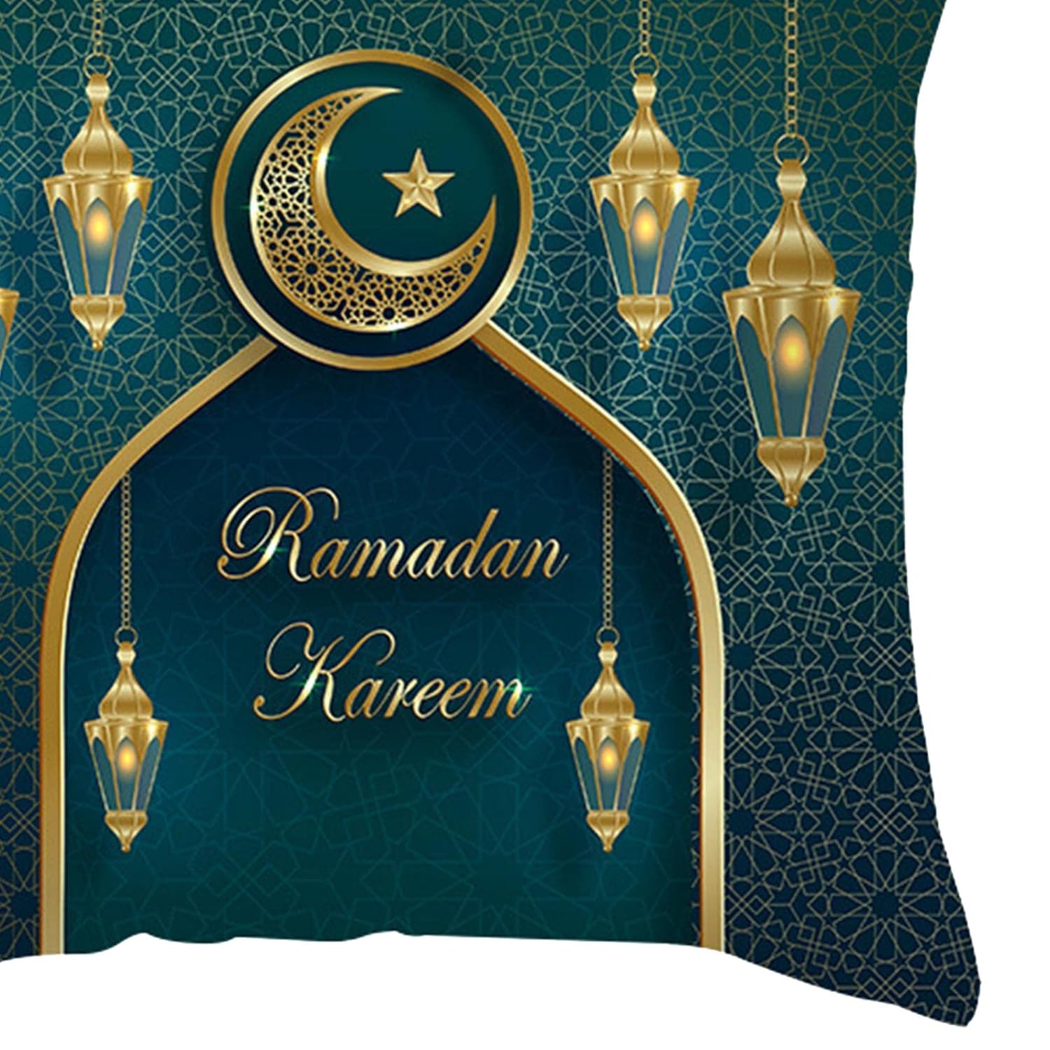 Set de 4, Huse decorative pentru perne Ramadan, fata perna, 45x45 cm