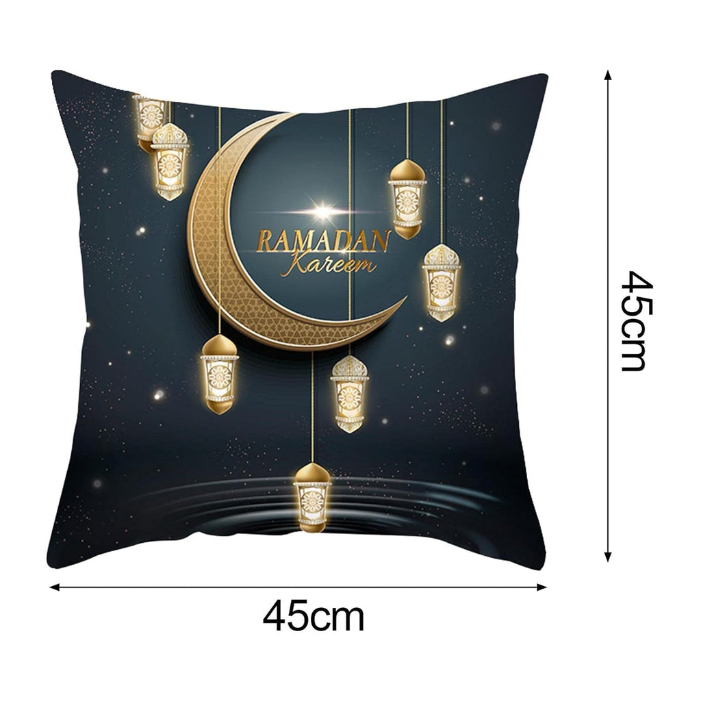 Set de 4, Huse decorative pentru perne Ramadan, fata perna, 45x45 cm