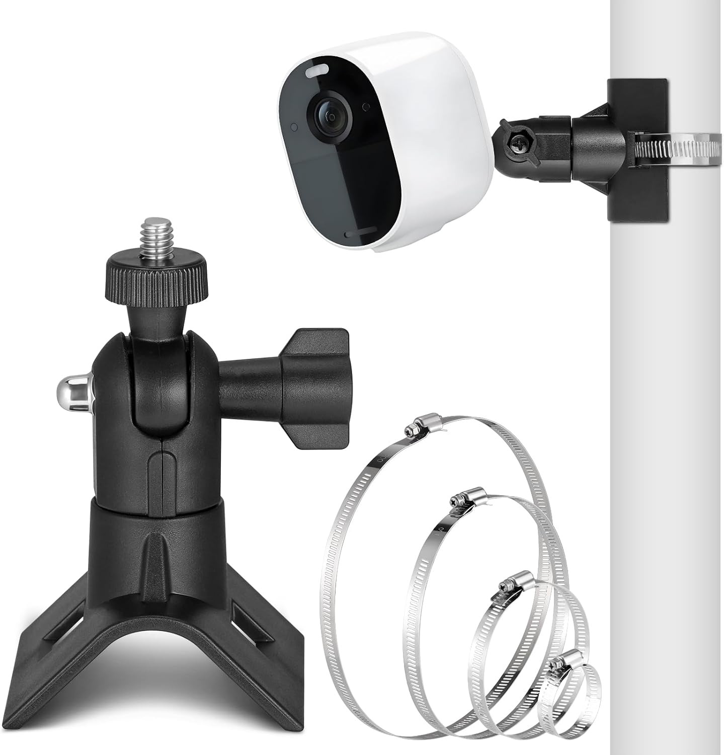 Suport fixare camera supraveghere, Zocipro, pe stalp