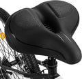 Șa de bicicletă ergonomică și extra lată TONBUX, cu spumă de memorie și suspensie