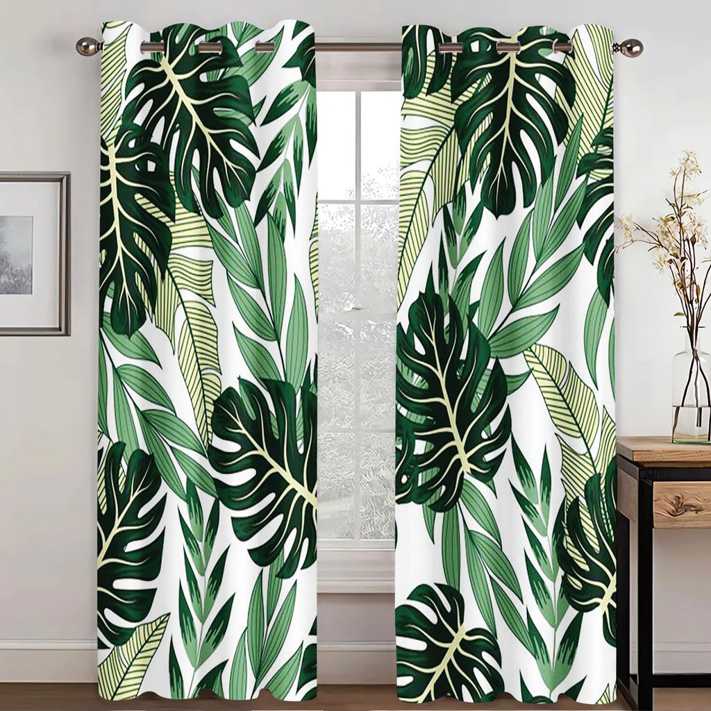 Draperii blackout, Karpix, tropical, set de 2