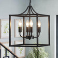 Candelabru Qcyuui model industrial 4 brate