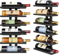 Suport sticle vin pe perete, 6 sticle, 27x9x53cm