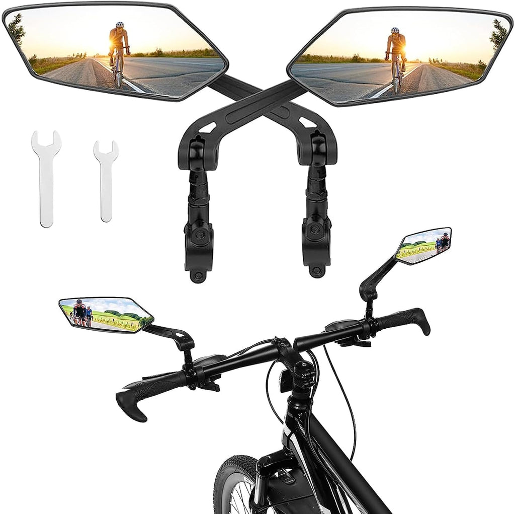 Oglinzi bicicleta, scuter, reglabile 360°, 15cm, set de 2
