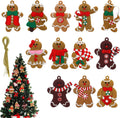 Decoratiuni brad, Ornamente Craciun, Gingerbread, Giusobg, set de 12