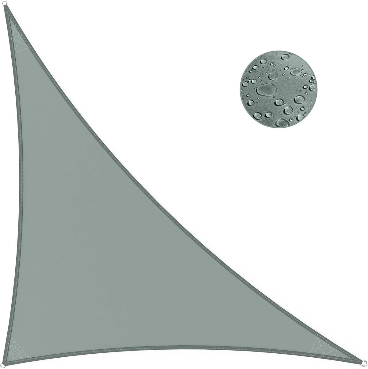 Copertina Triunghi impermeabila, 5x5x7.1m, gri