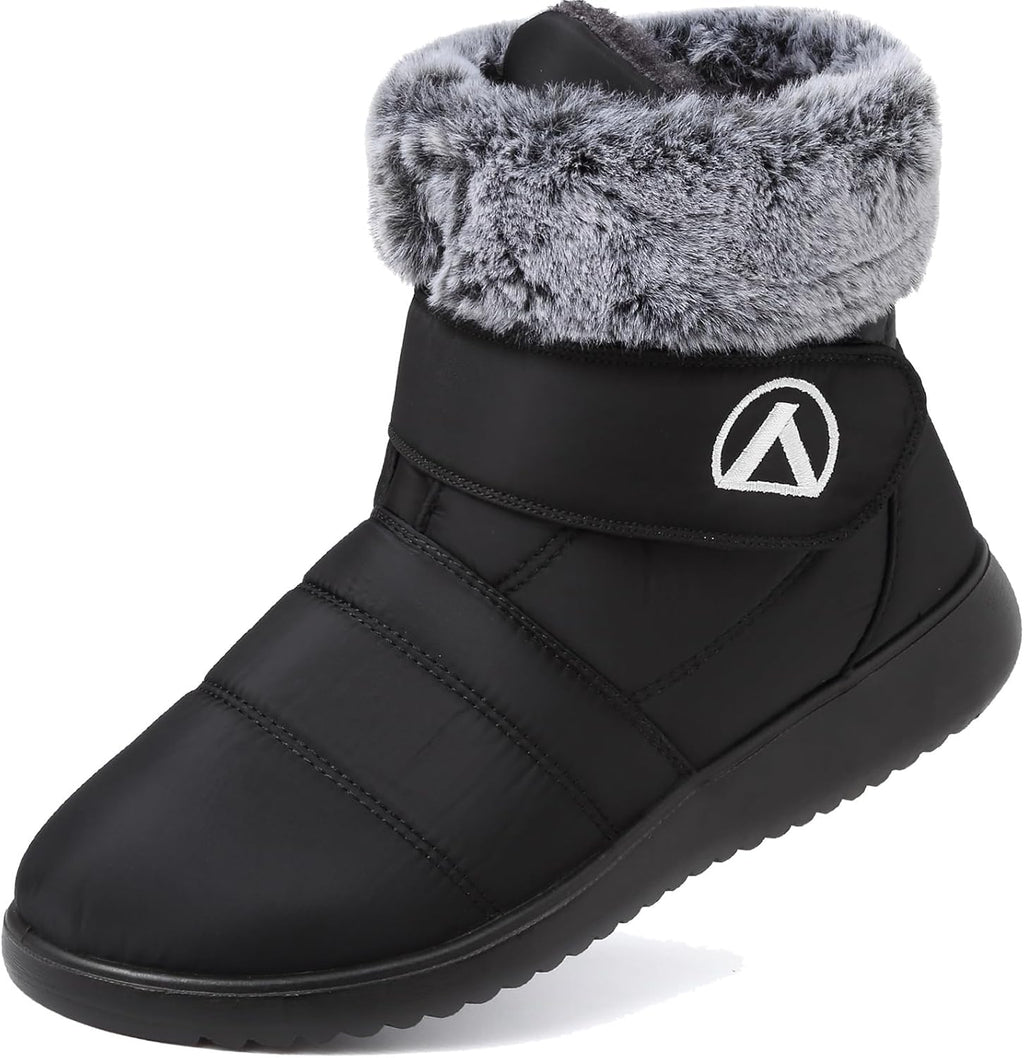 Cizme de iarna dama, tip fas, impermeabile si imblanite, 40