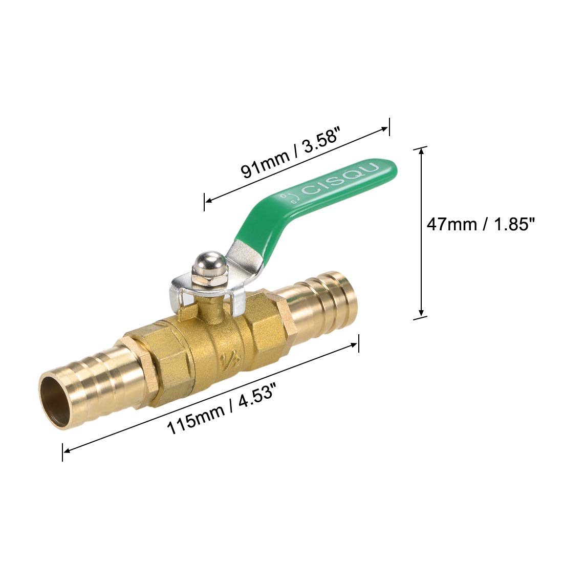 Robinet cu bila pentru furtun de 19mm, 19mm