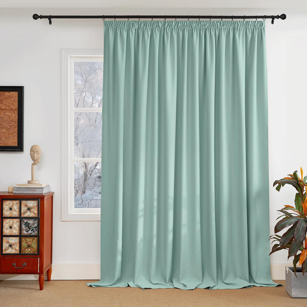 Draperie sau despartitor camera Pony Danc, 245 x 300cm, verde