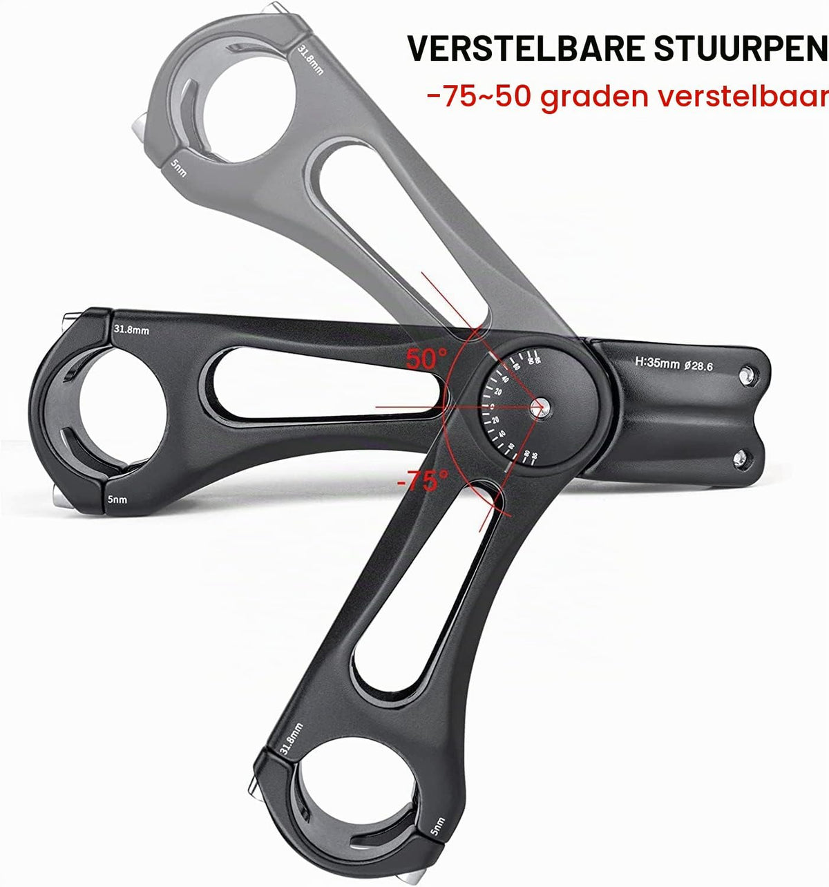Suport ghidon bicicleta, 31.8mm, 110cm