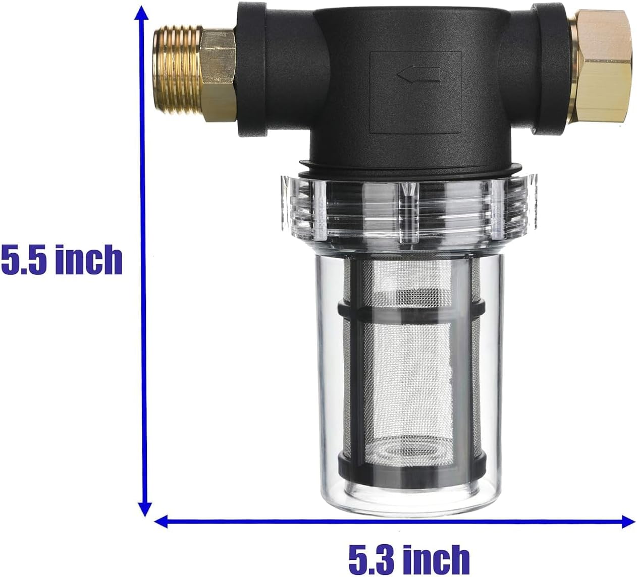 Filtru de apa, furtun gradina, 3/4, doua optiuni filtrare