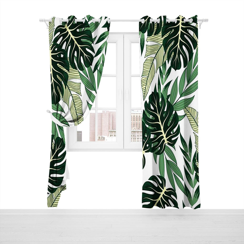 Draperii blackout, Karpix, tropical, set de 2
