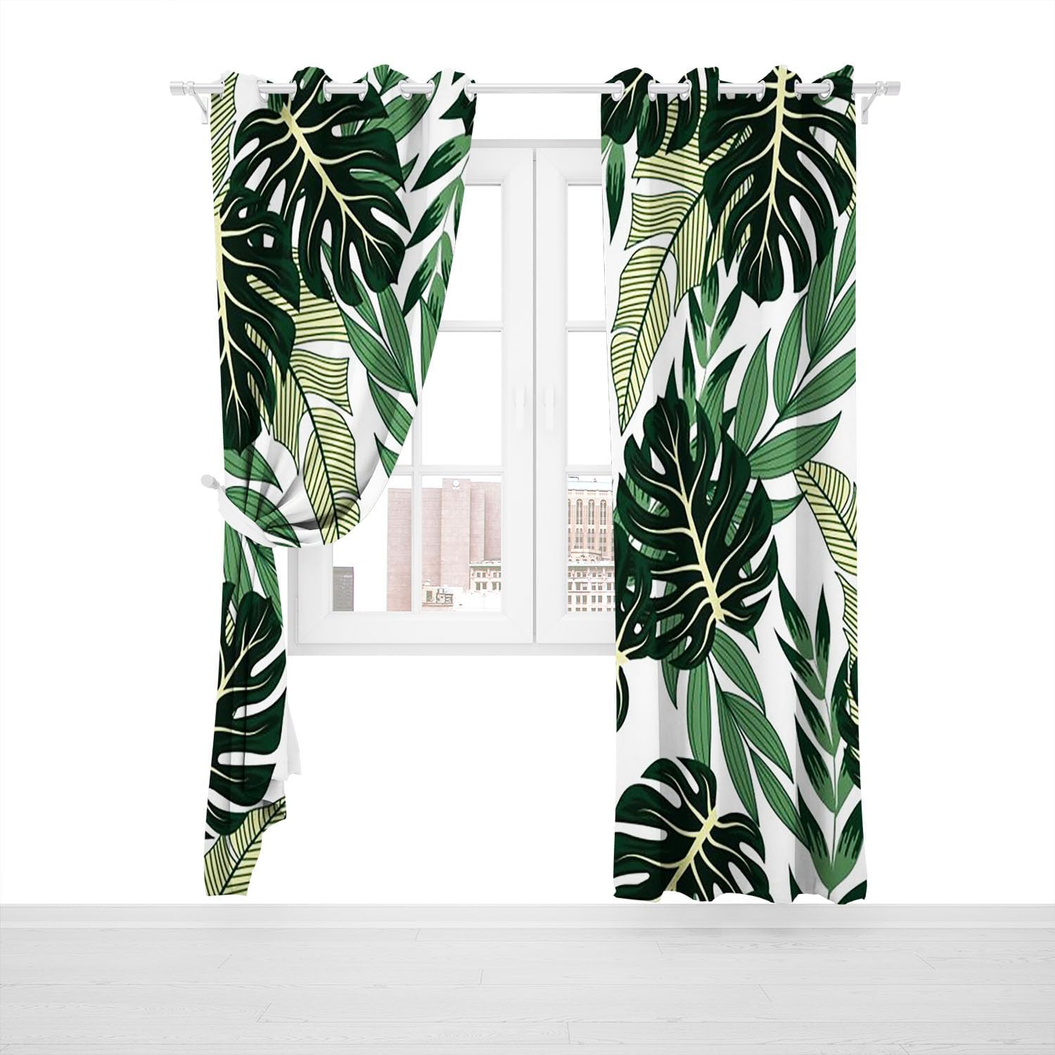 Draperii blackout, Karpix, tropical, set de 2