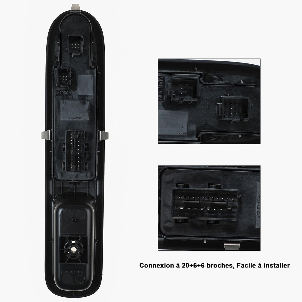 Bloc comanda butoane geamuri, oglinzi electrice Peugeot 3008, 5008, 96650621ZD, Yaopei