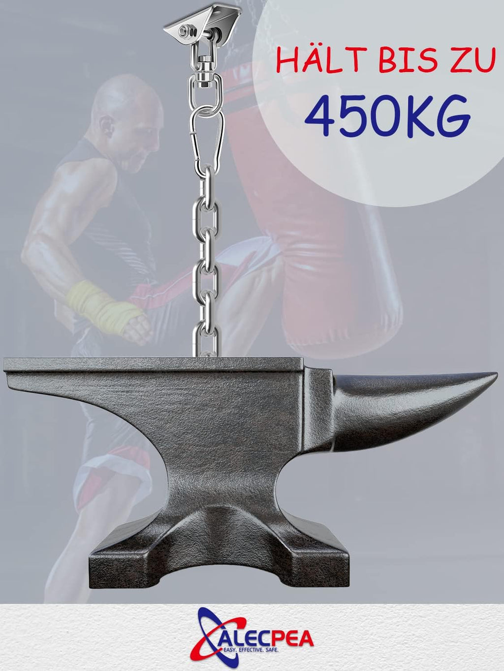 Agatatoare, suporti tavan, otel, max 450kg