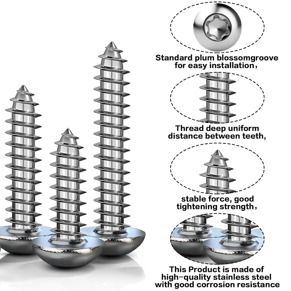 Suruburi inox A2, M4x10mm, surub cap plat, 100 buc