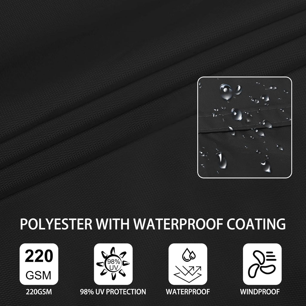 Copertina impermeabila, Ankuka, premium, 4x5m, negru