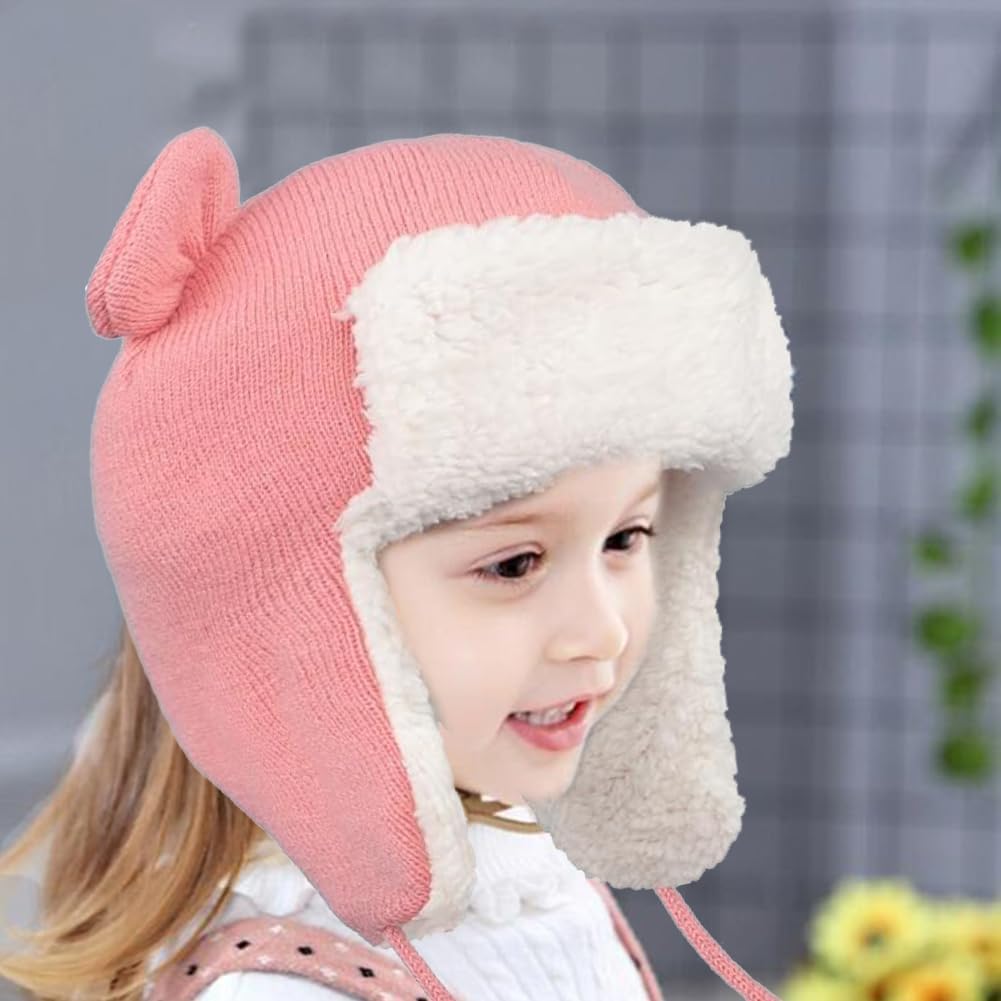 Caciula copii cu protectie urechi, S, 46-48cm