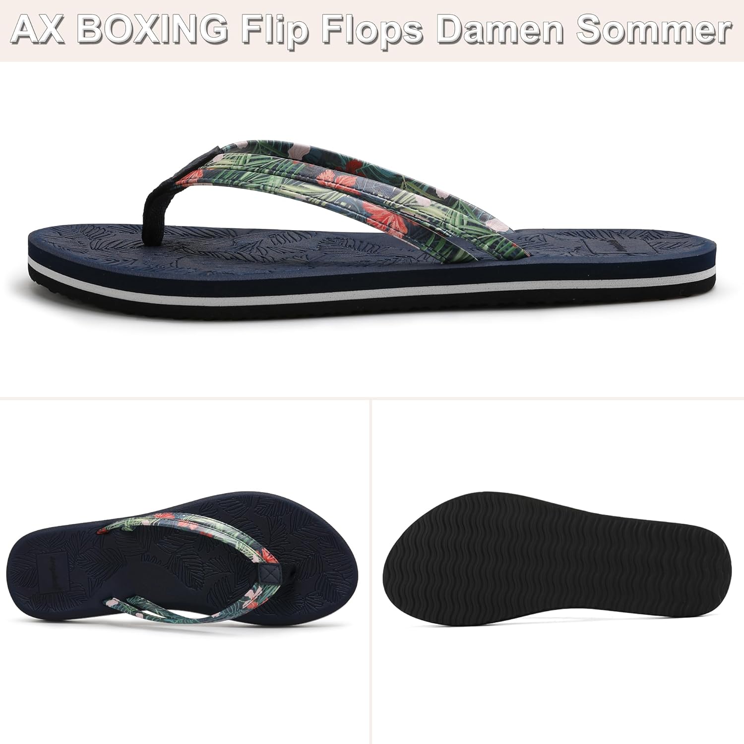 Slapi, papuci dama cu imprimeuri, floral
