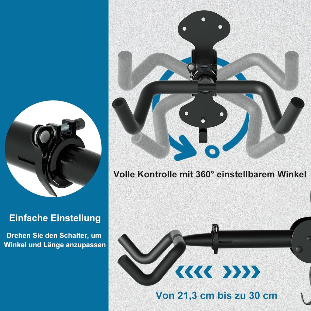 Suport perete bicicleta, unelte WheelHub, 30kg