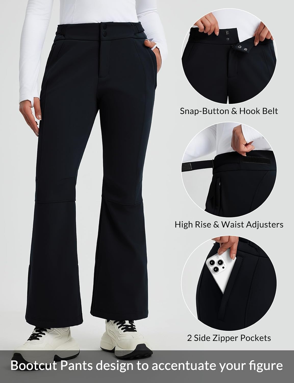 Pantaloni ski respirabil, Beleaf, XXL