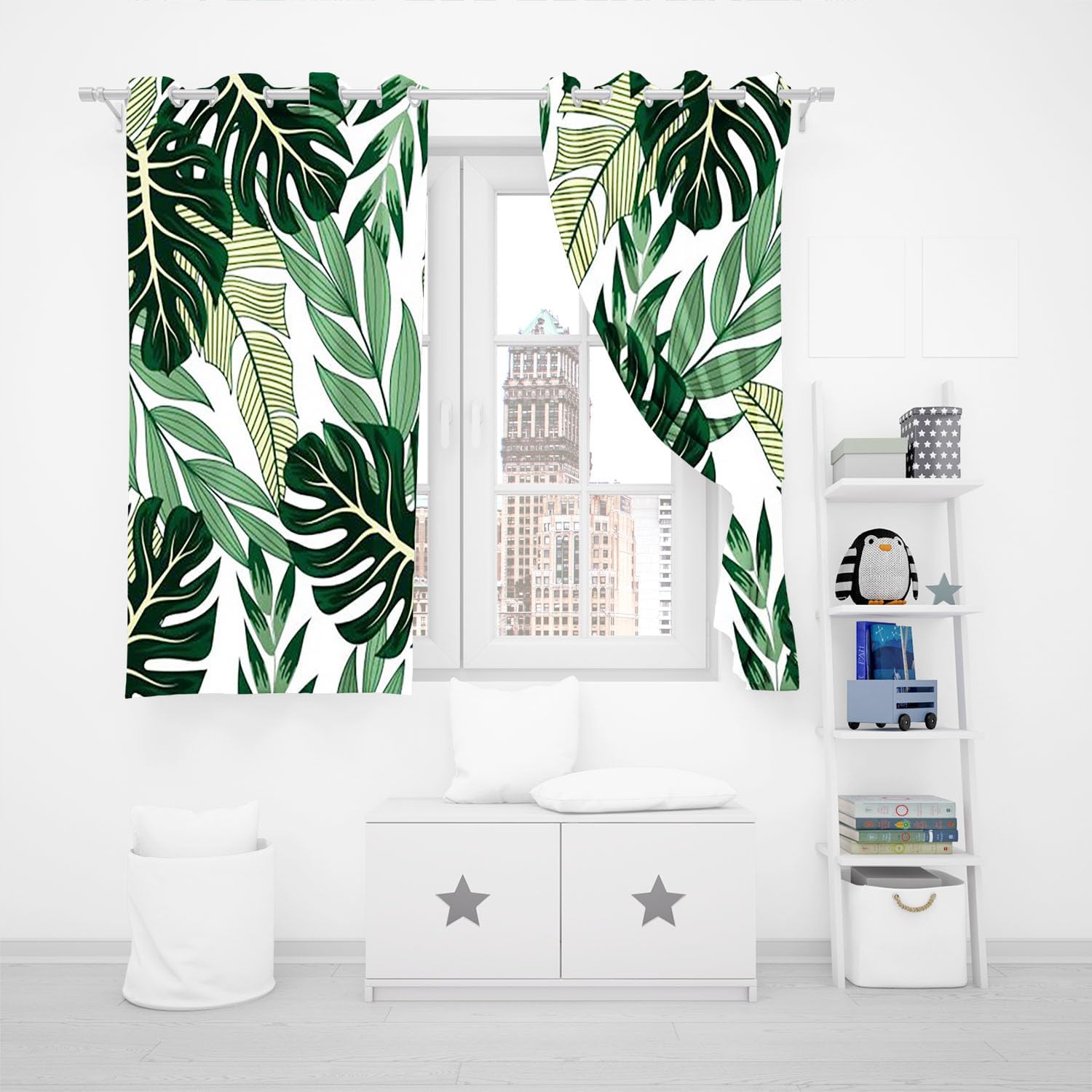 Draperii blackout, Karpix, tropical, set de 2