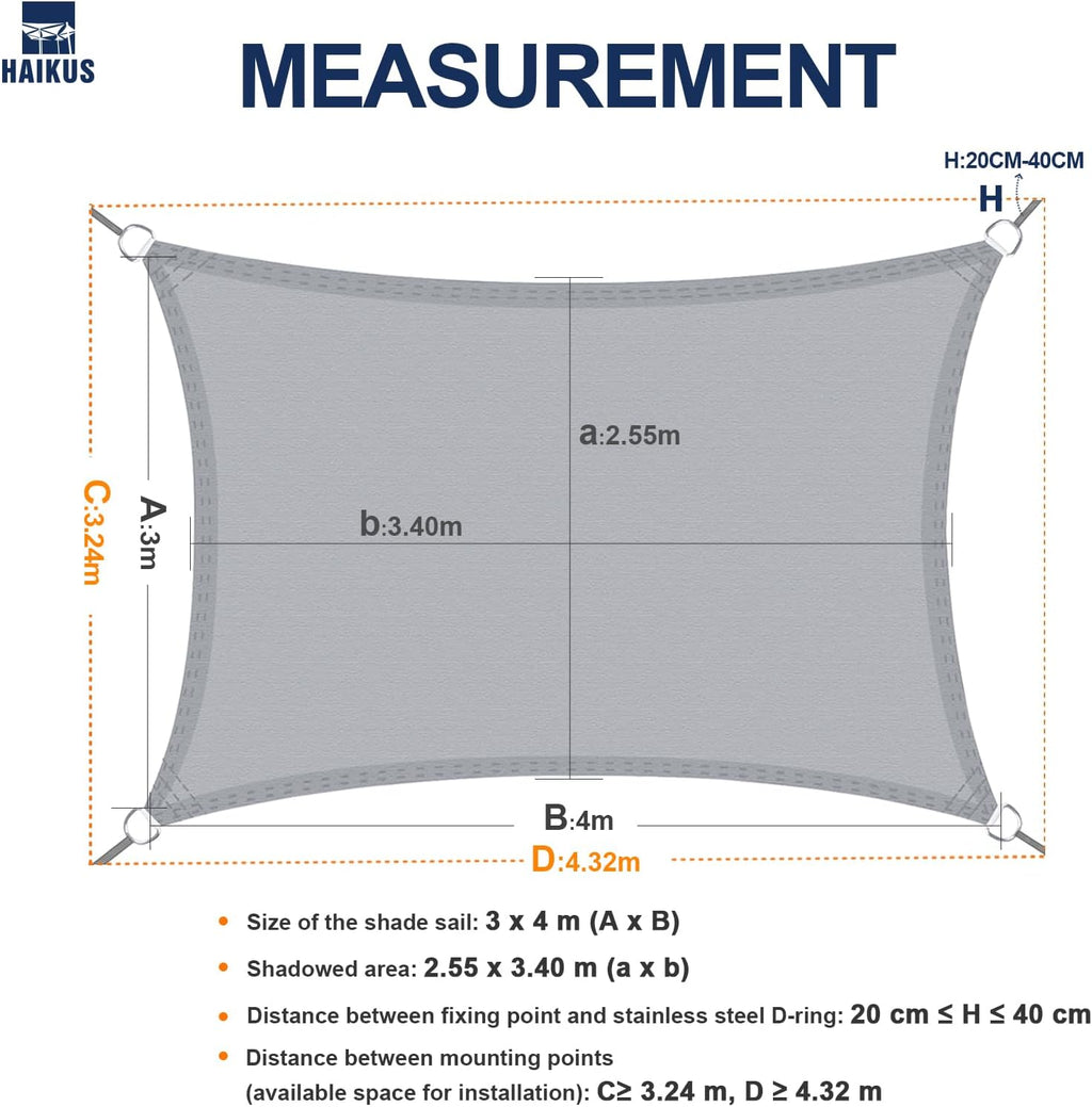 Copertina HAIKUS, impermeabil Premium 3x4m, nisip