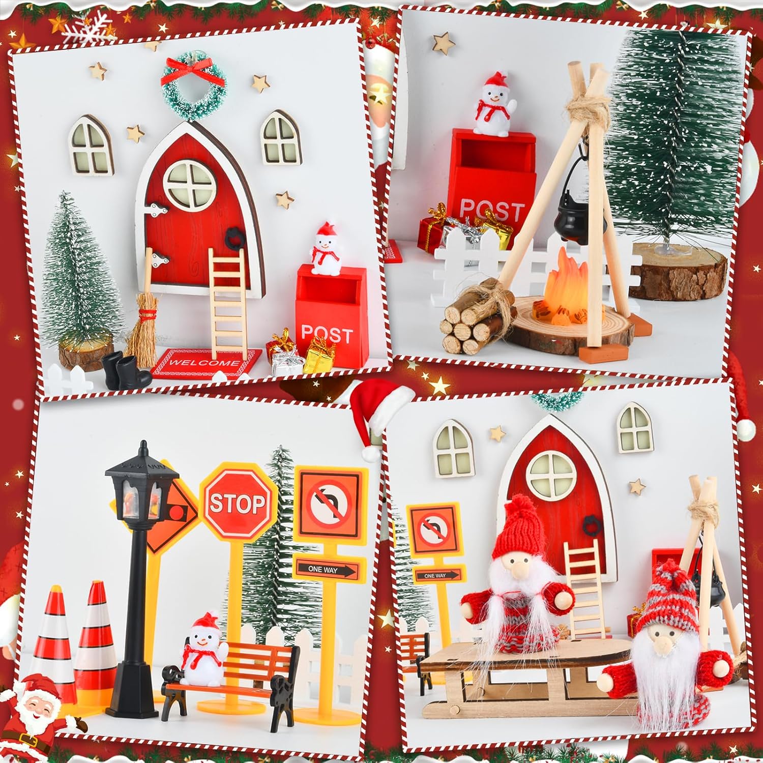 Deocatii, jucarie, Gnome, cadou set de 54buc, craciun