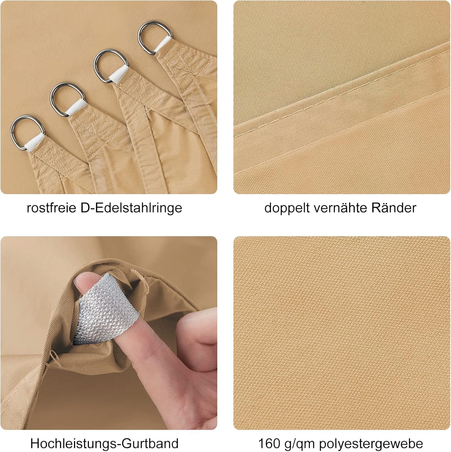 Copertina HAIKUS, impermeabil Premium 3x4m, nisip