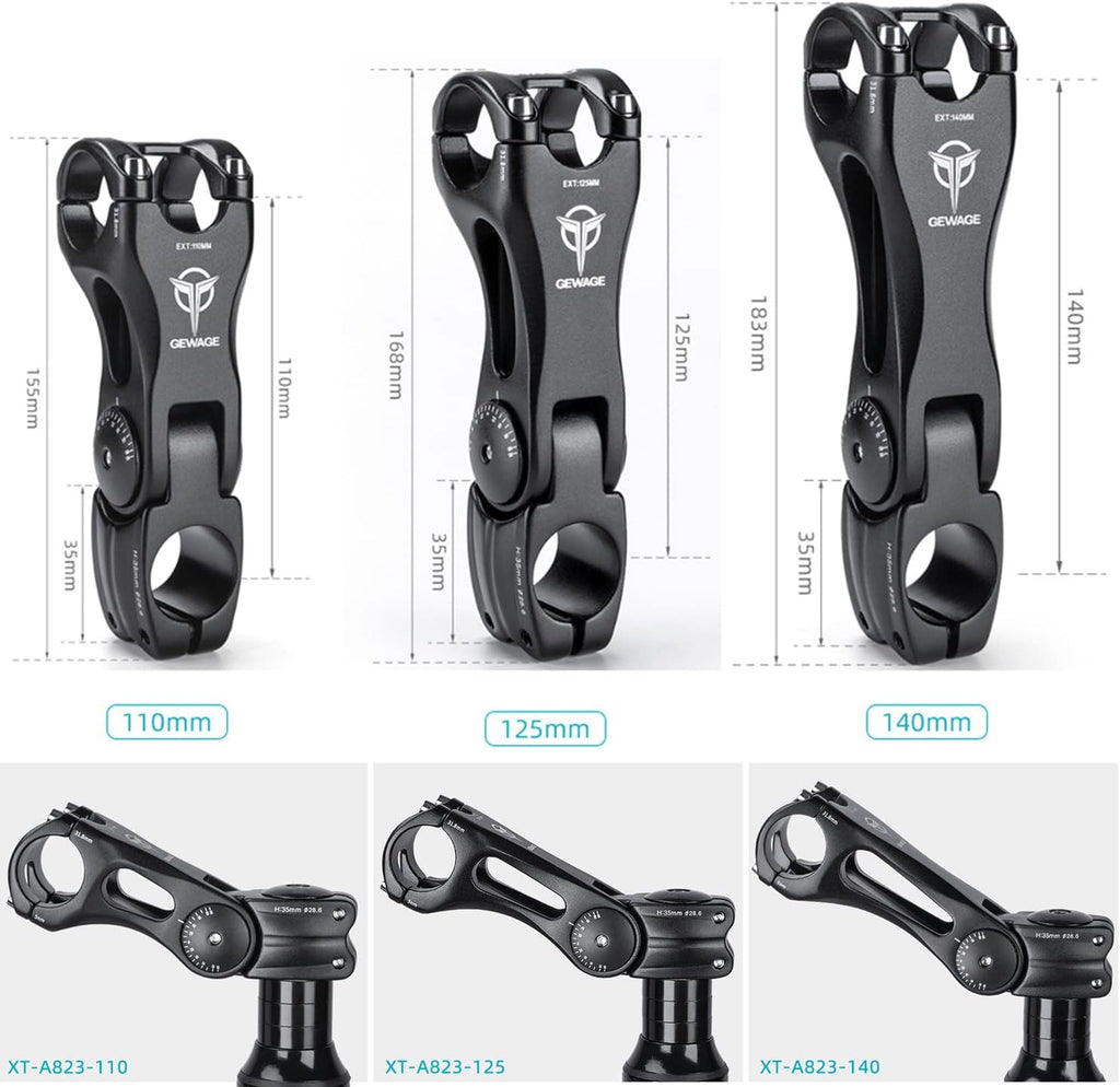 Suport ghidon bicicleta, 31.8mm, 110cm