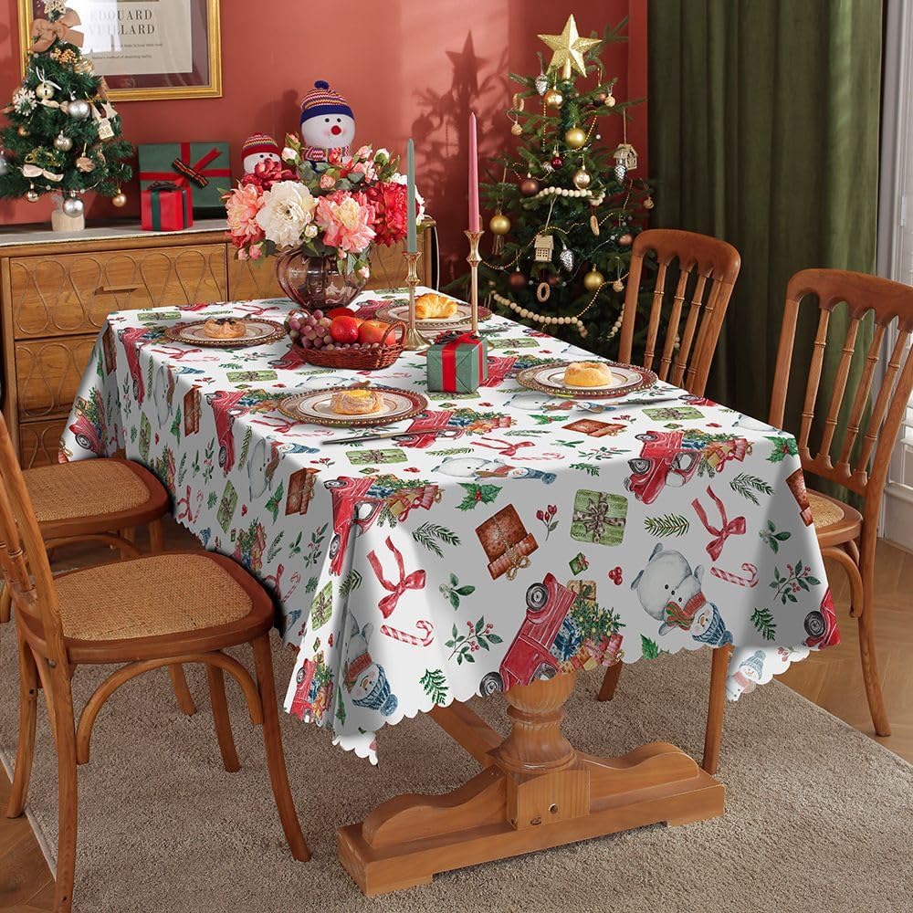 Fata de masa sarbatori, decorativa, Craciun, 150x220cm